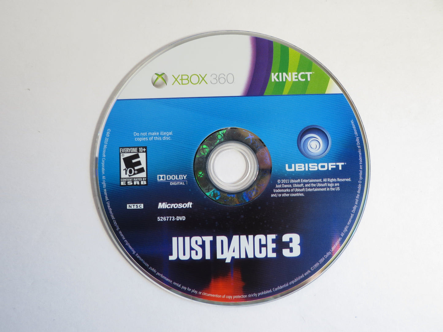 Just Dance 3 Xbox 360 Game CIB