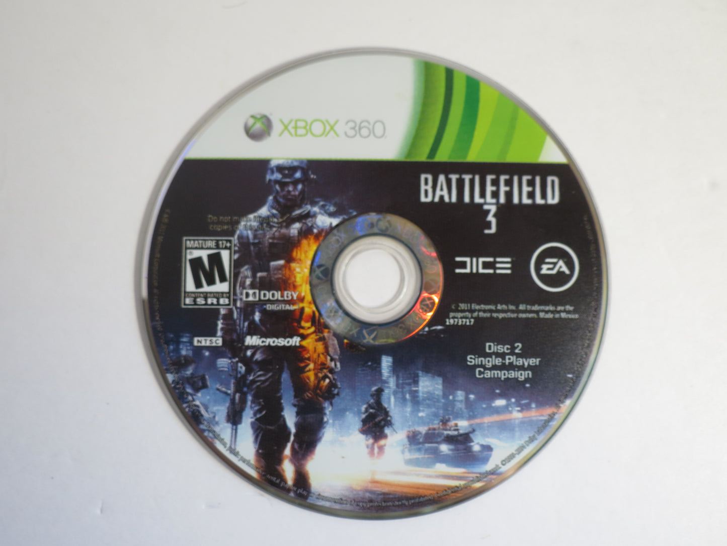 Battlefield 3 Xbox 360 Game CB