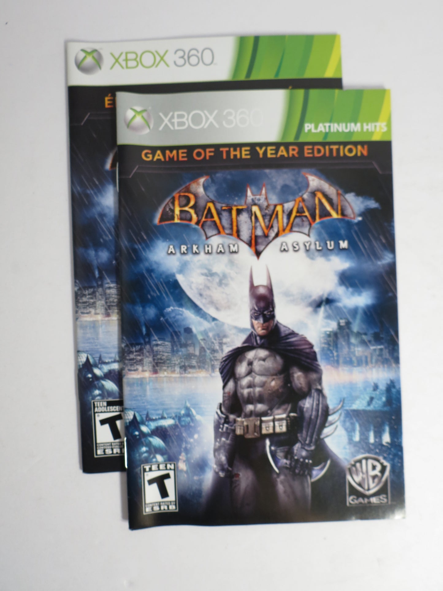 Batman Arkham Asylum GOTY Platinum Hits Xbox 360 Game CIB
