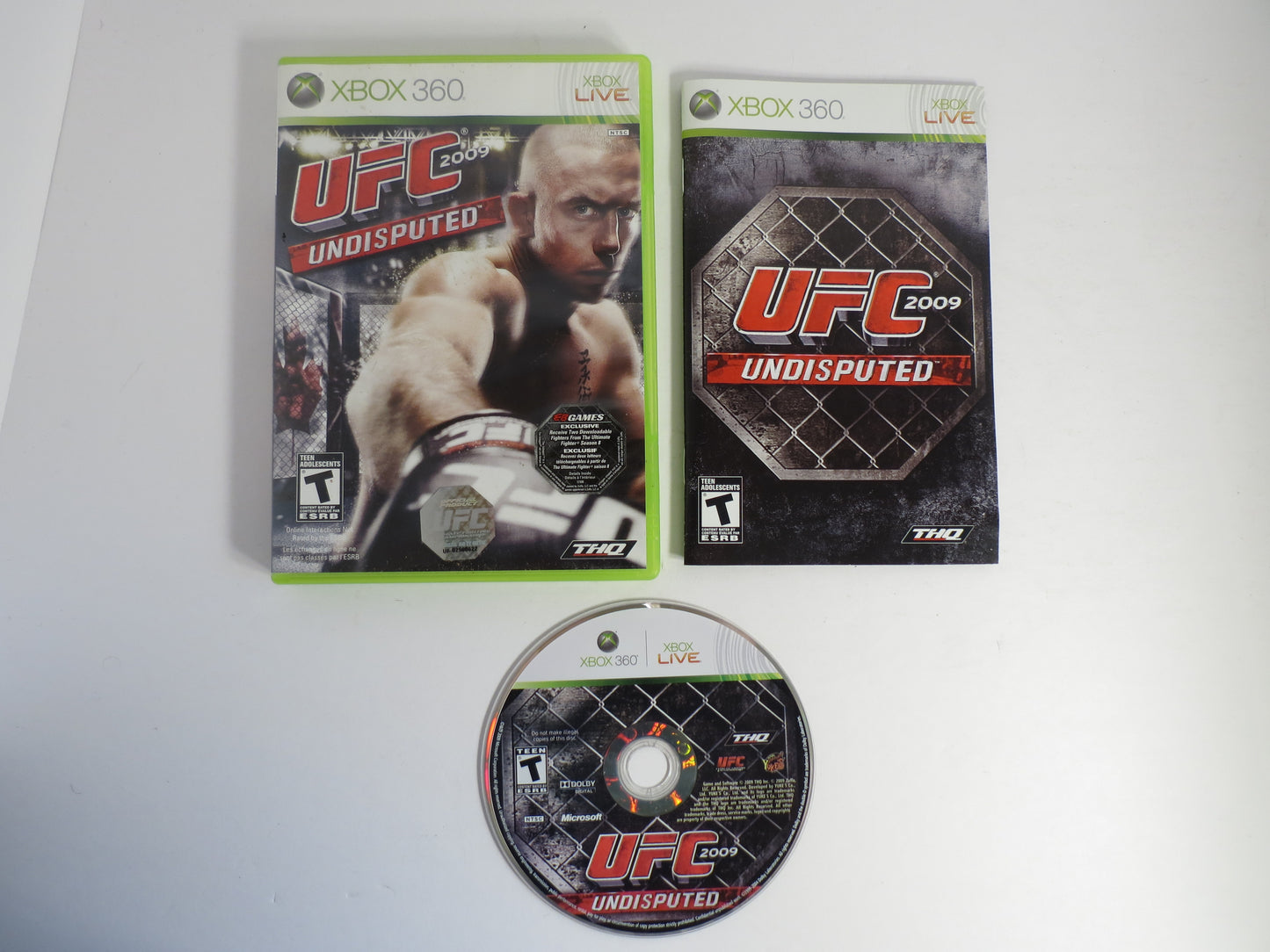 UFC Undisputed 2009 Xbox 360 Game CIB