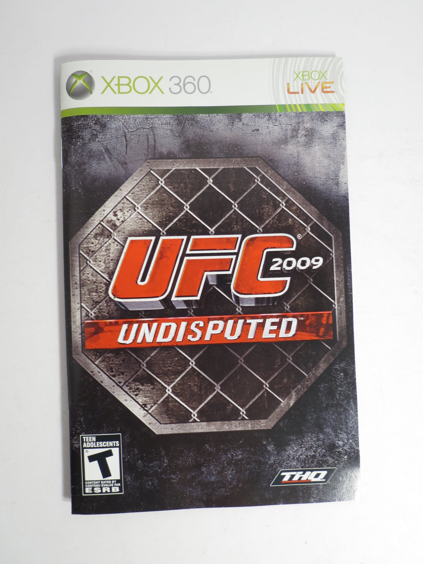 UFC Undisputed 2009 Xbox 360 Game CIB