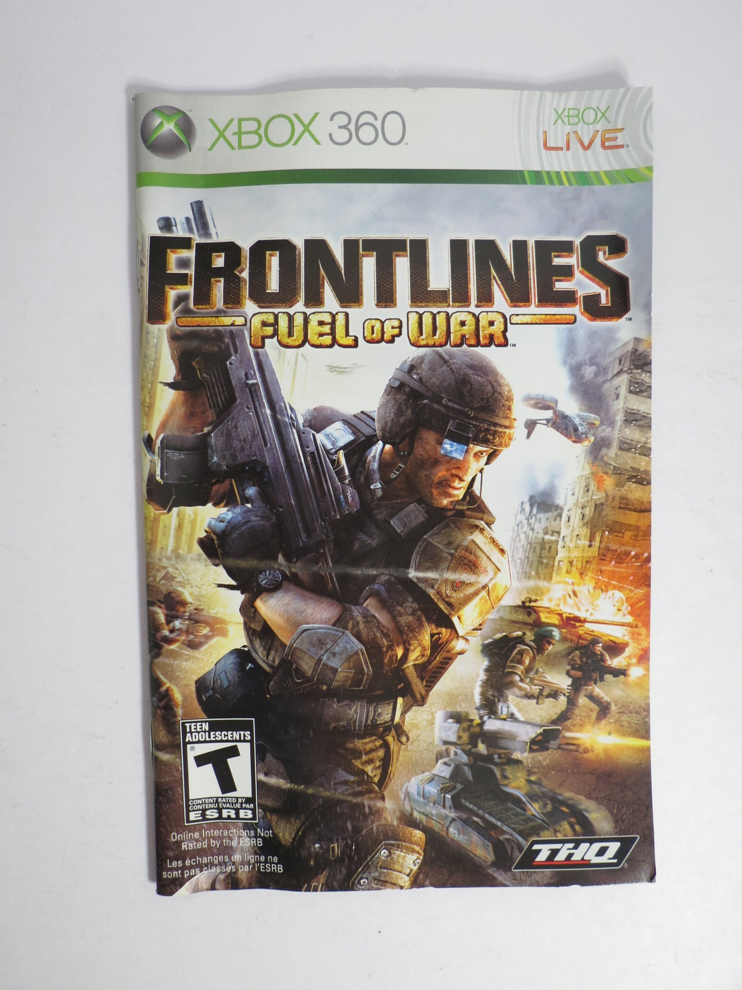 Frontlines Fuel of War Xbox 360 Game CIB