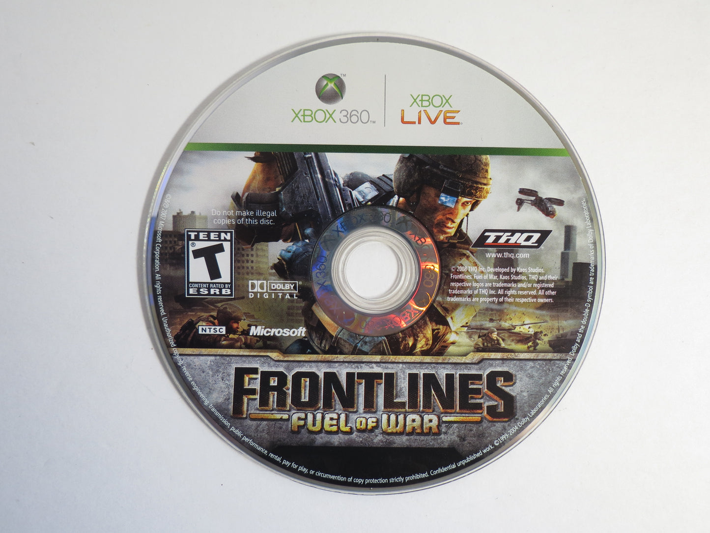 Frontlines Fuel of War Xbox 360 Game CIB