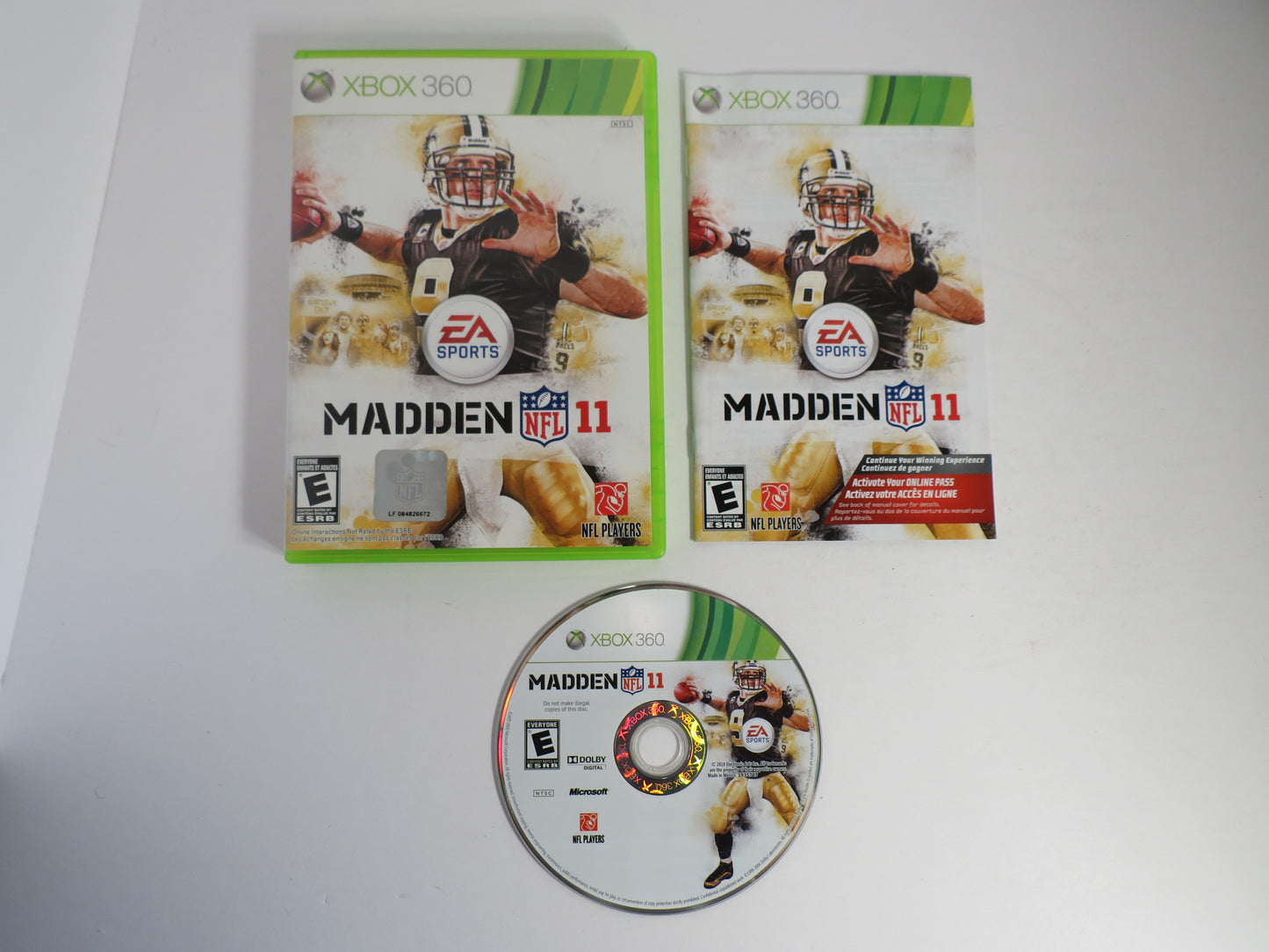 Madden NFL 11 Xbox 360 Game CIB