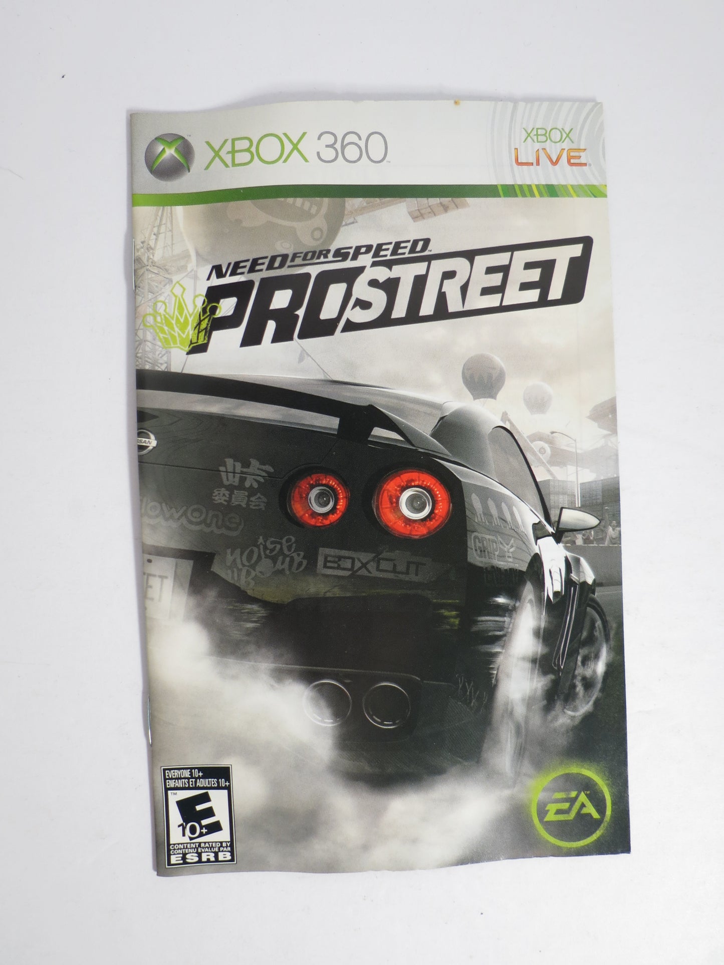 Need for Speed Pro Street Xbox 360 Game CIB