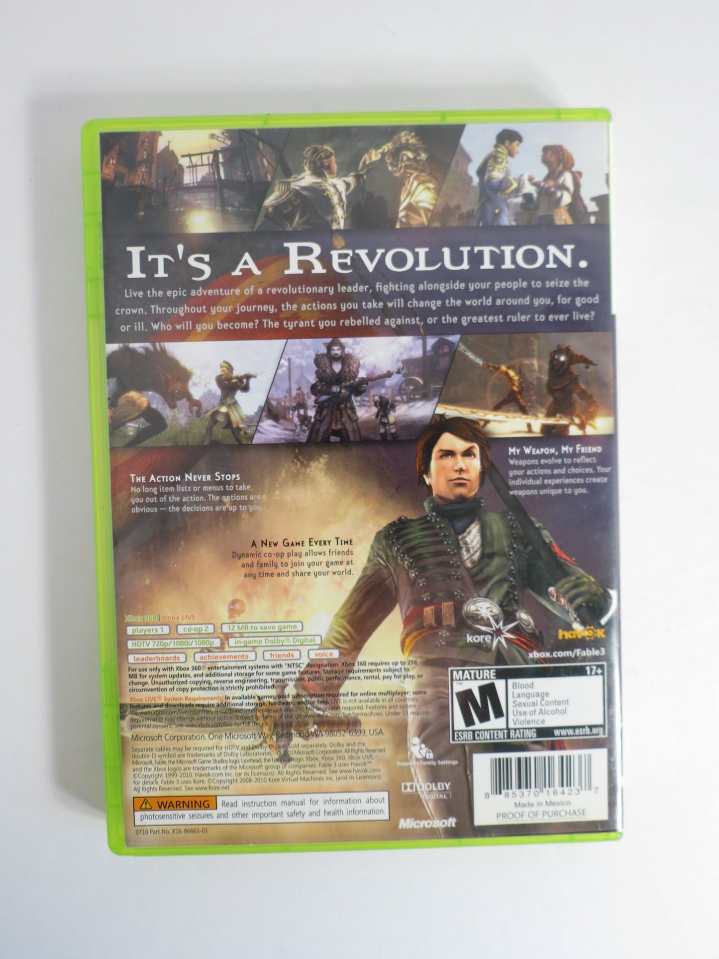 Fable III Xbox 360 Game CIB