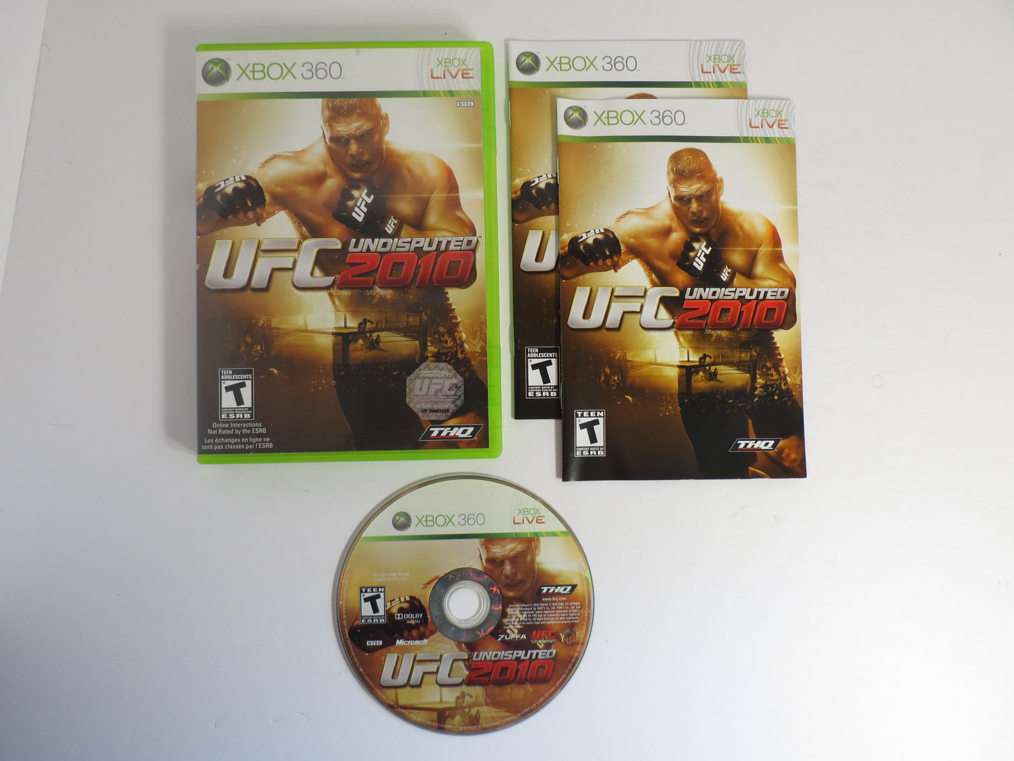 UFC Undisputed 2010 Xbox 360 Game CIB