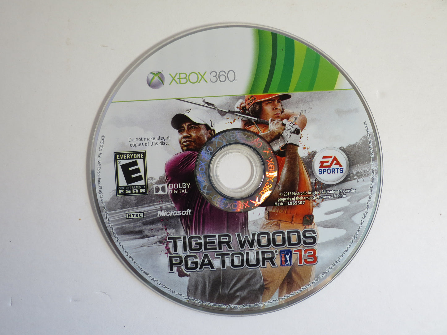 Tiger Woods PGA Tour 13 Xbox 360 Game CB