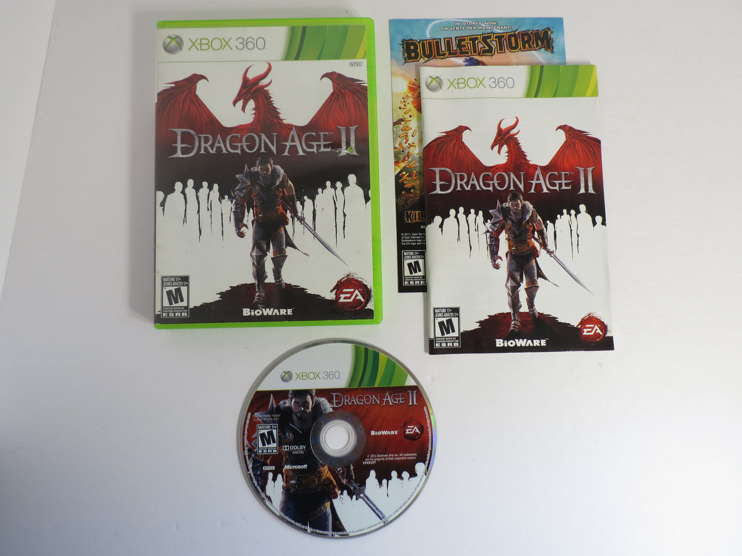 Dragon Age II Xbox 360 Game CIB