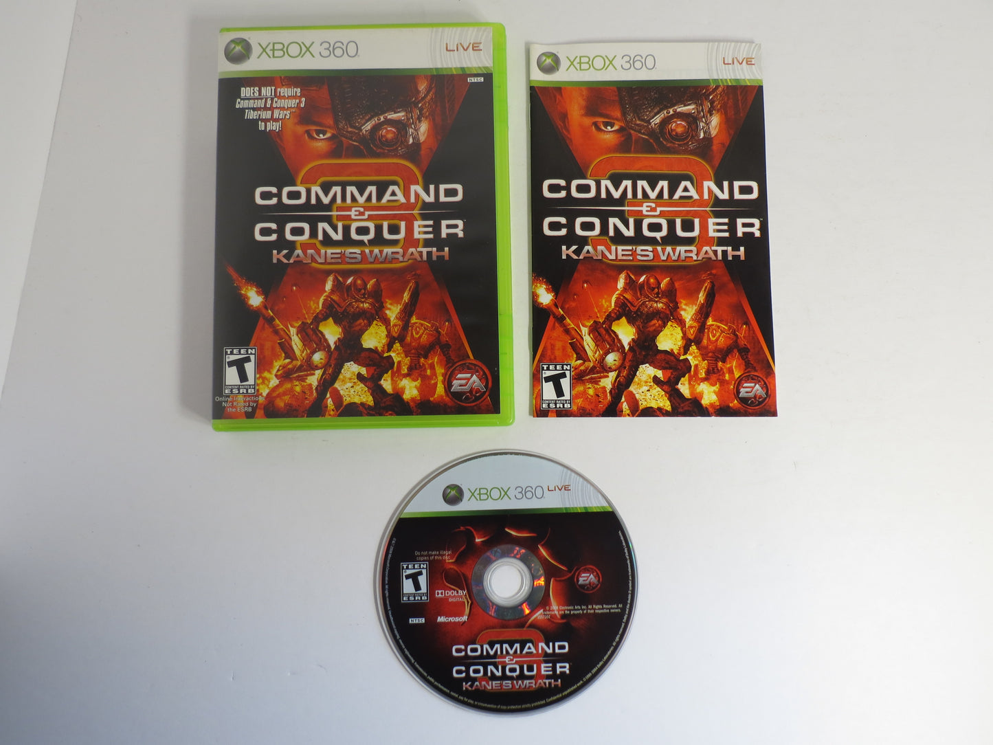 Command & Conquer 3 Kane's Wrath Xbox 360 Game CIB