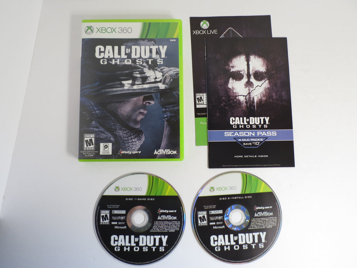 Call of Duty Ghosts Xbox 360 Game CB