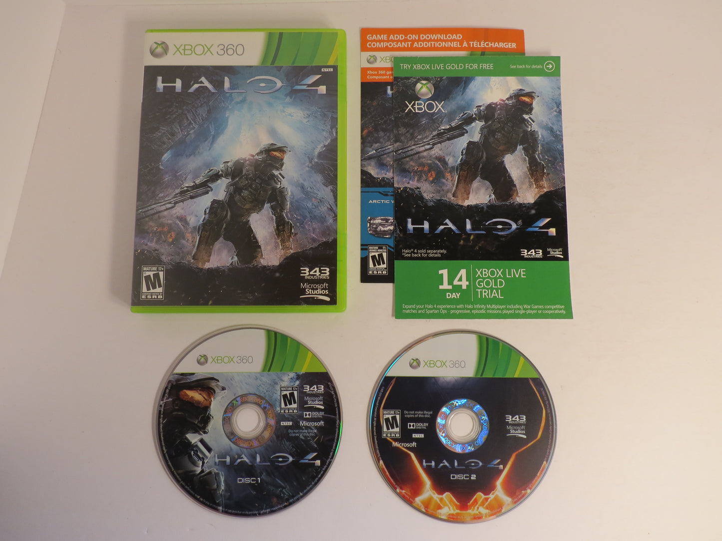 Halo 4 Xbox 360 Game CB