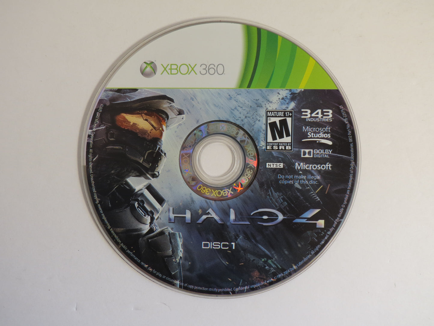 Halo 4 Xbox 360 Game CB