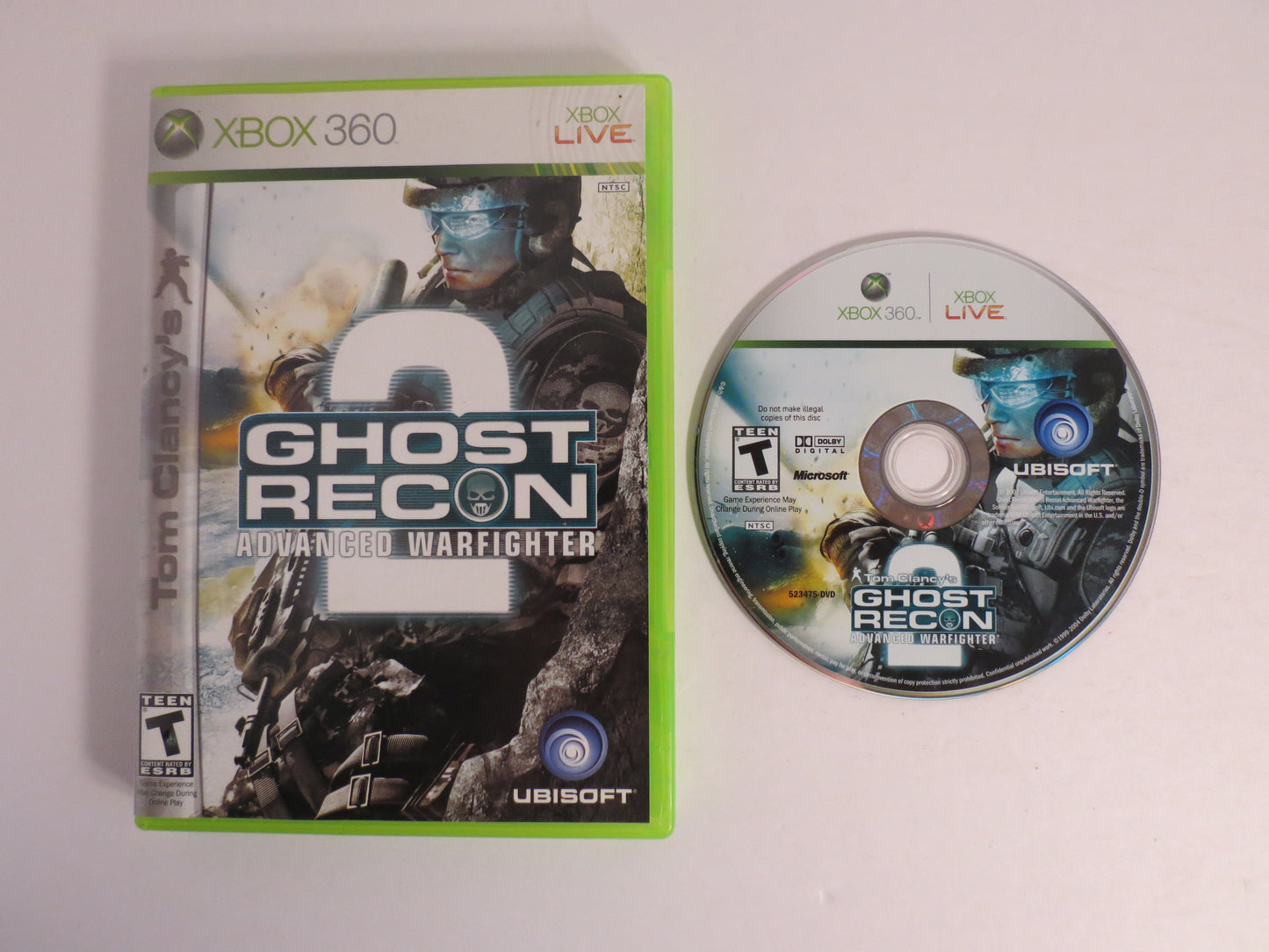 Ghost Recon Advanced Warfighter 2 Xbox 360 Game CB