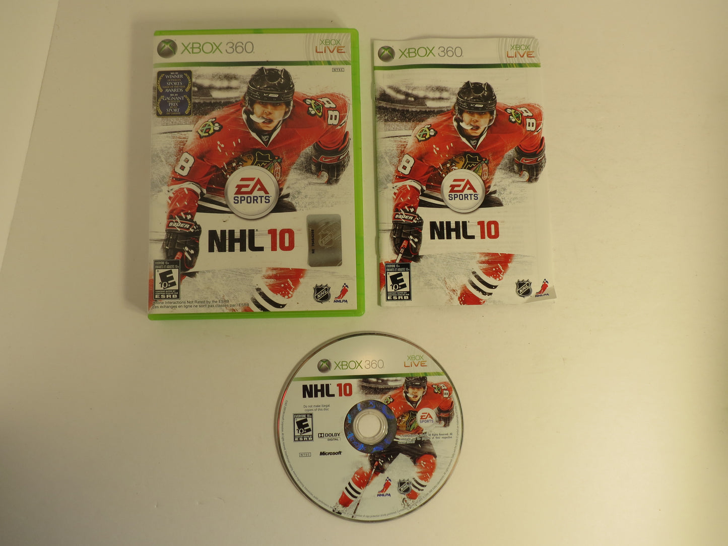 NHL 10 Xbox 360 Game CIB