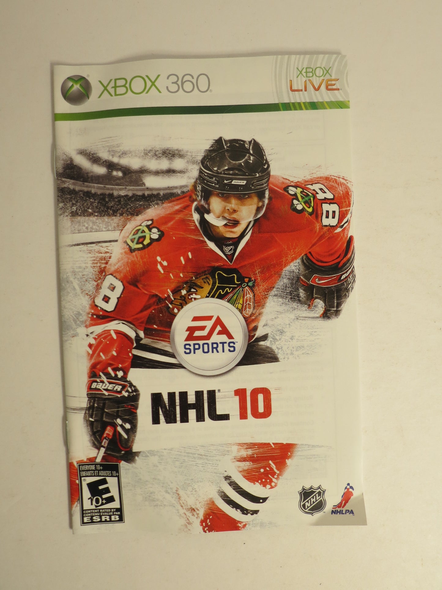 NHL 10 Xbox 360 Game CIB