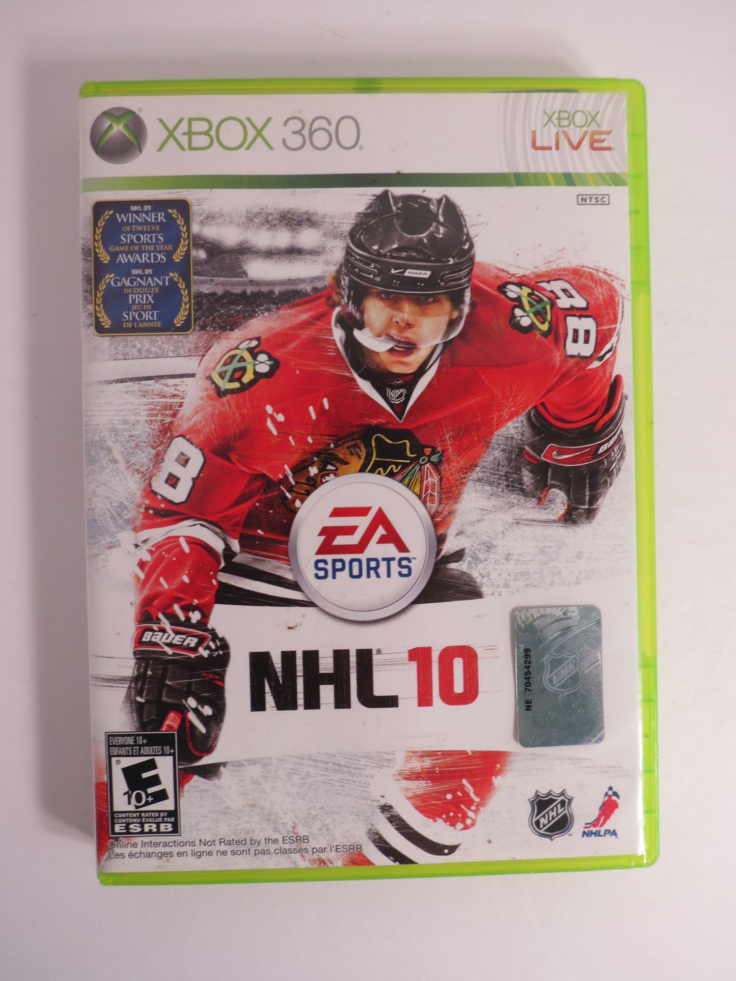 NHL 10 Xbox 360 Game CIB