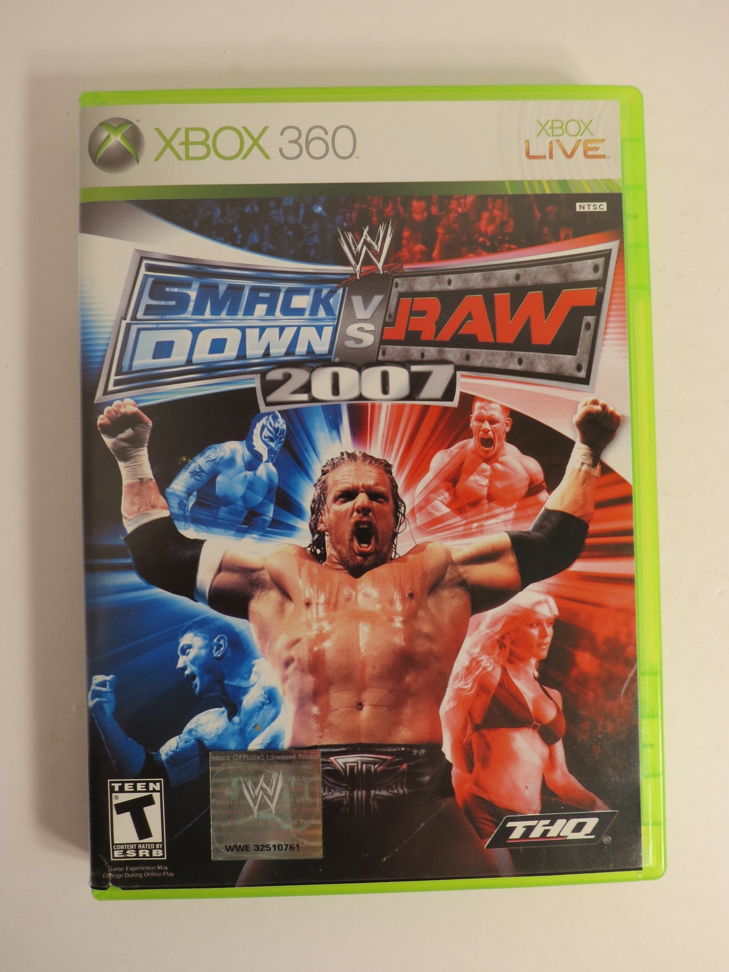 WWE Smack Down vs Raw 2007 Xbox 360 Game CB