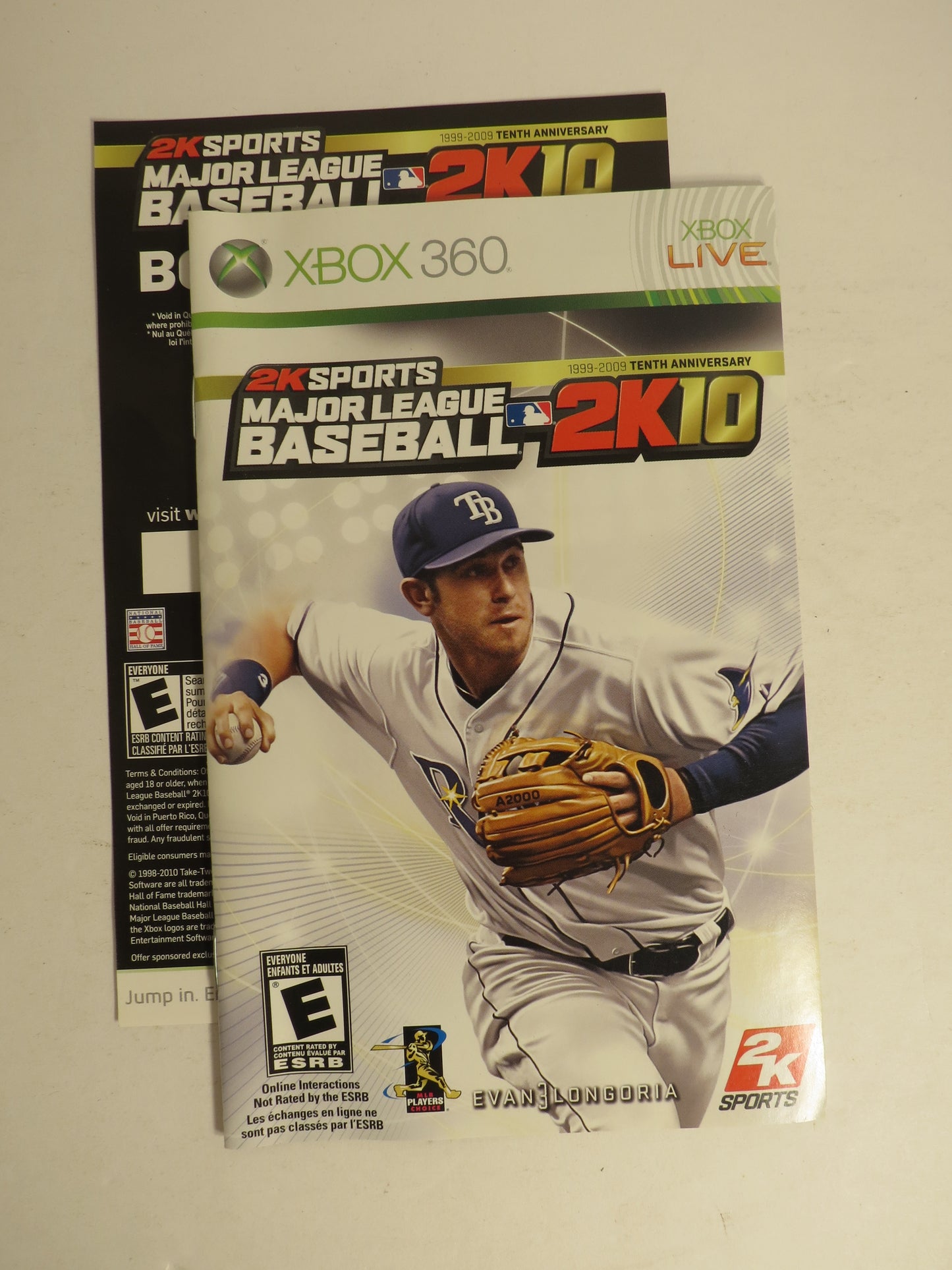Major League Baseball 2K10 Xbox 360 Game CIB
