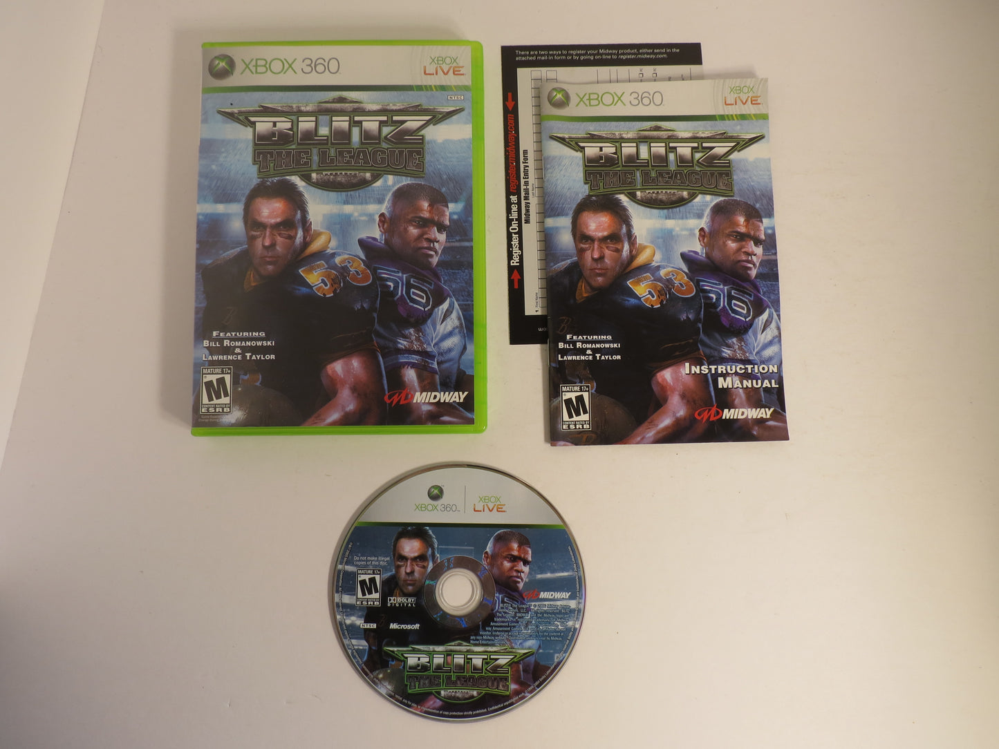 Blitz the League Xbox 360 Game CIB
