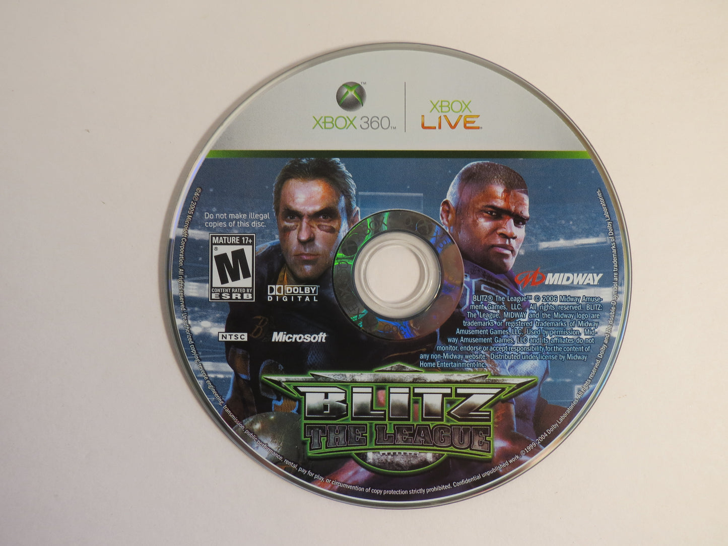Blitz the League Xbox 360 Game CIB