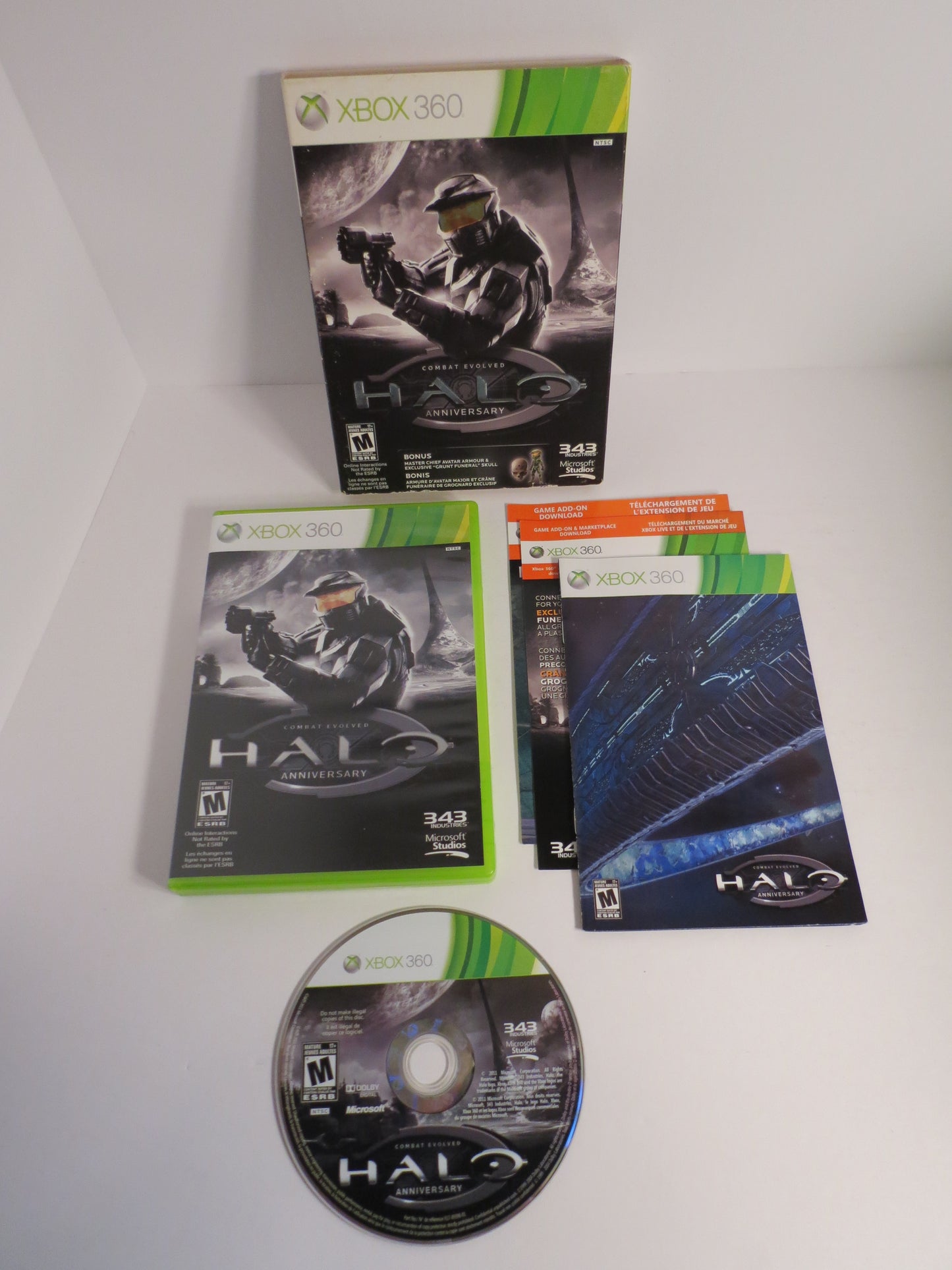 Halo Combat Evolved Anniversary Sleeve Xbox 360 Game CIB