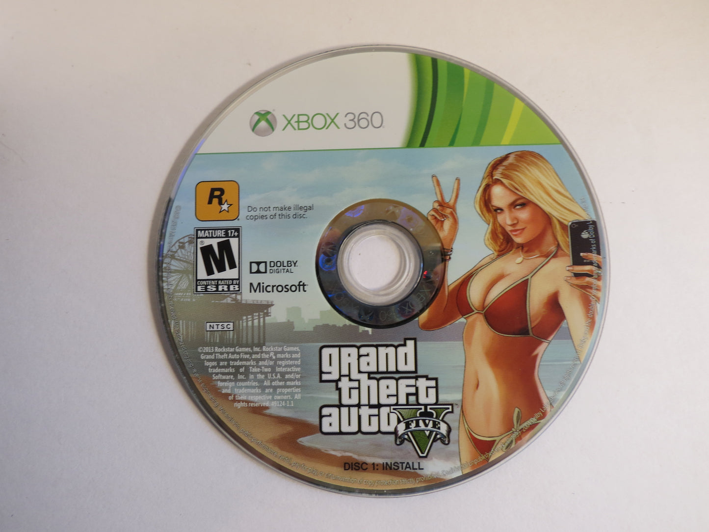 Grand Theft Auto V GTA 5 Xbox 360 Game CIB