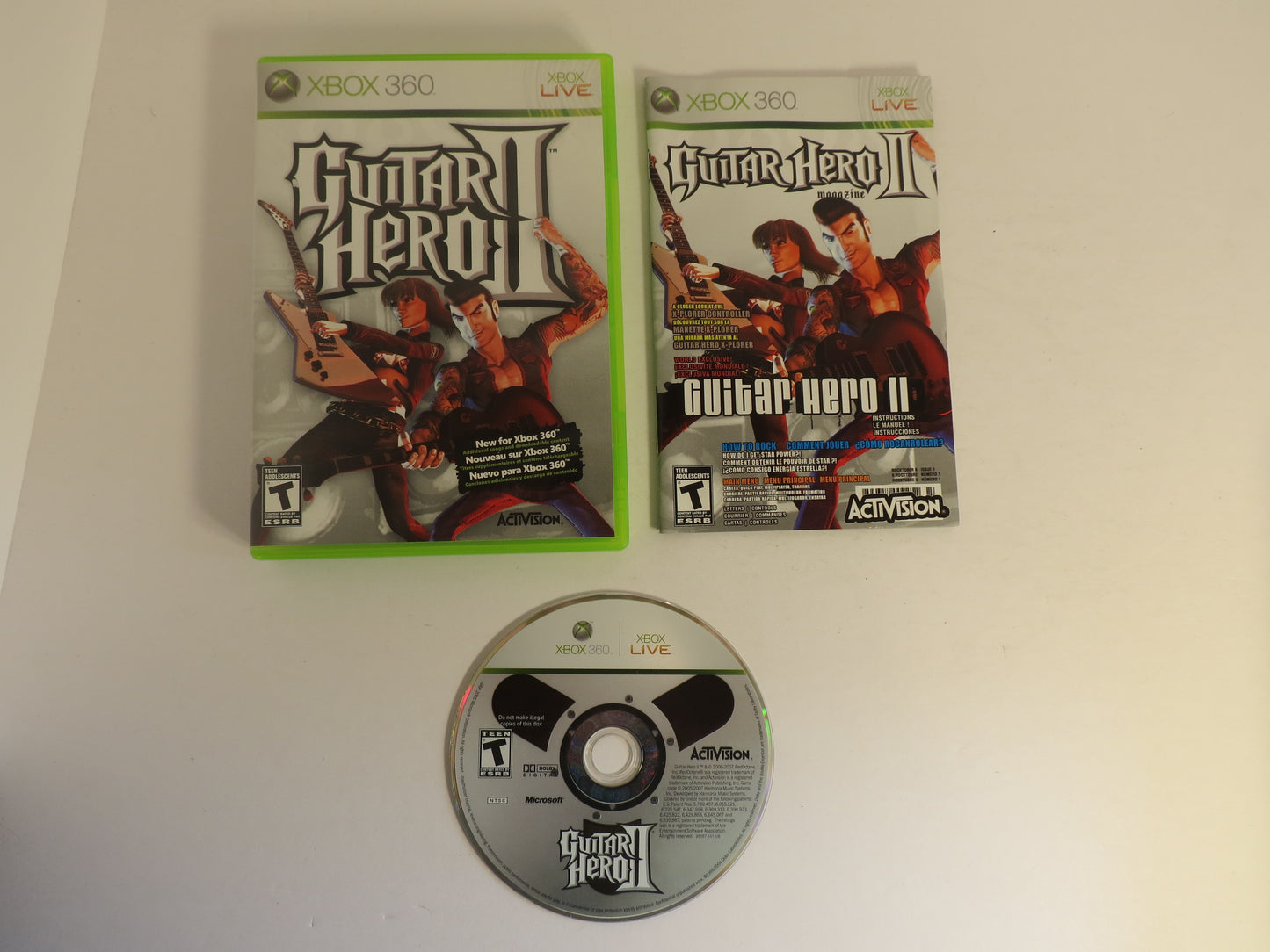 Guitar Hero II Xbox 360 Game CIB