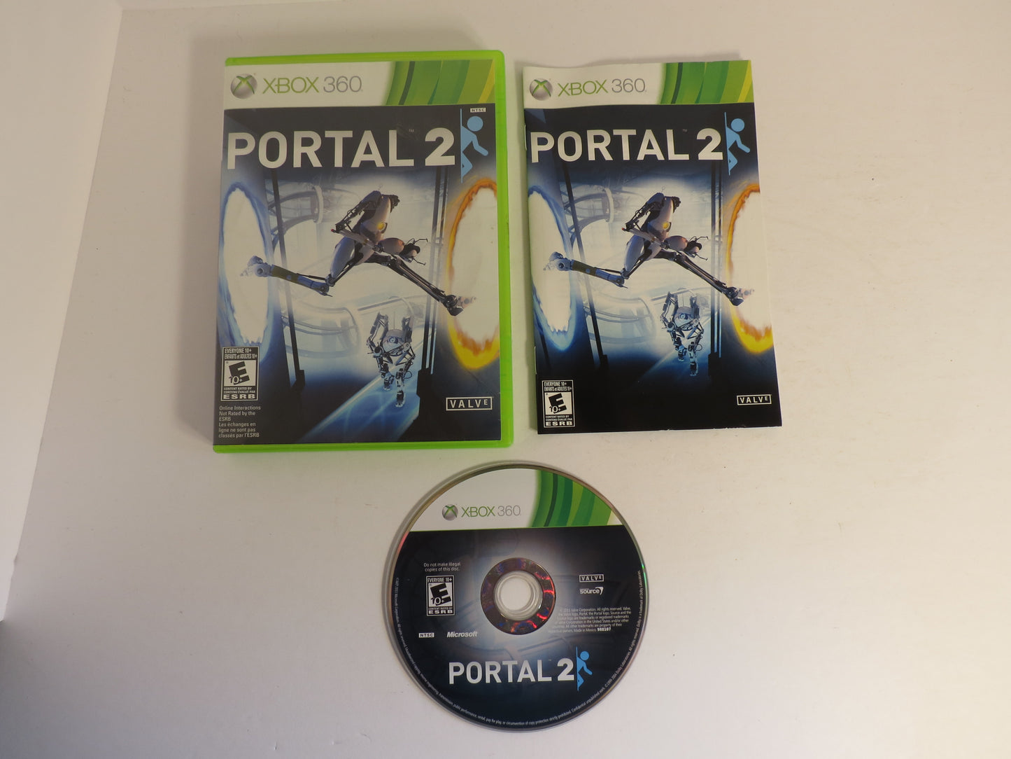 Portal 2 Xbox 360 Game CIB
