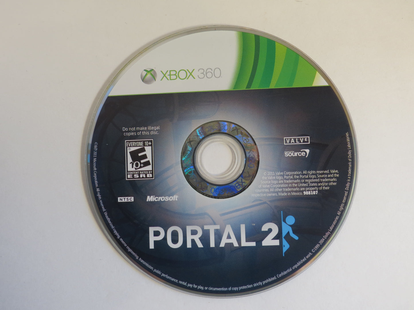 Portal 2 Xbox 360 Game CIB