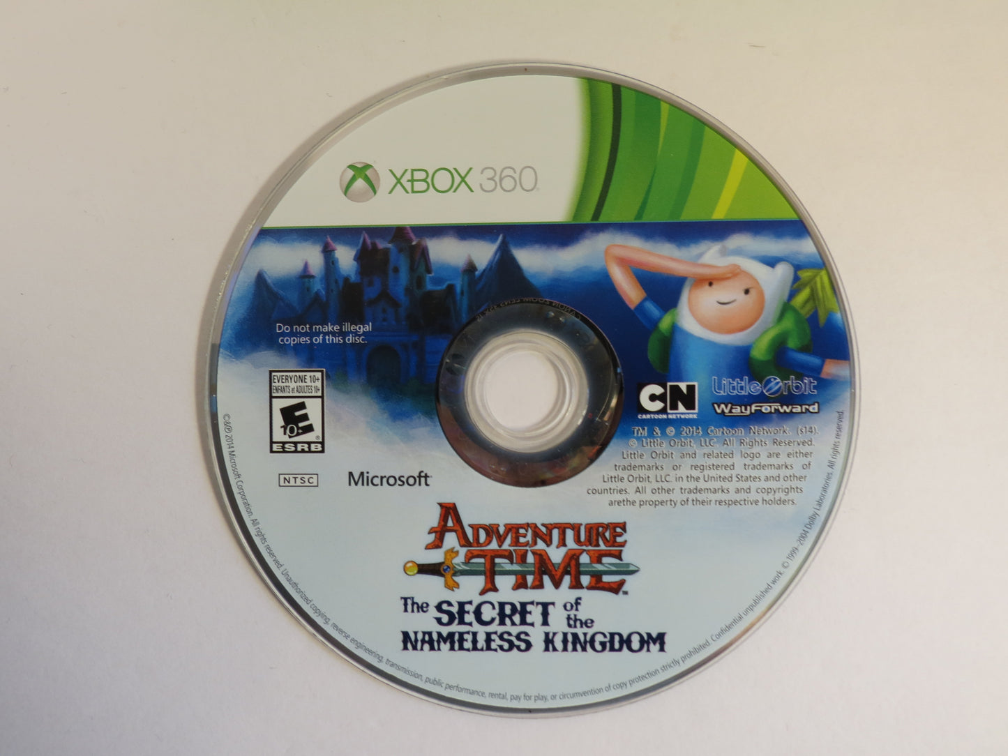 Adventure Time The Secret of the Nameless Kingdom Xbox 360 Game CIB