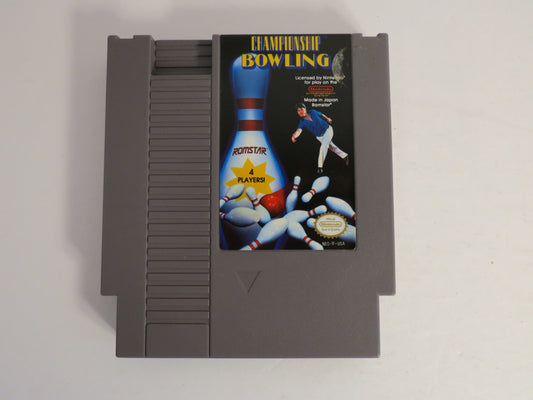 Championship Bowling Nintendo NES Game