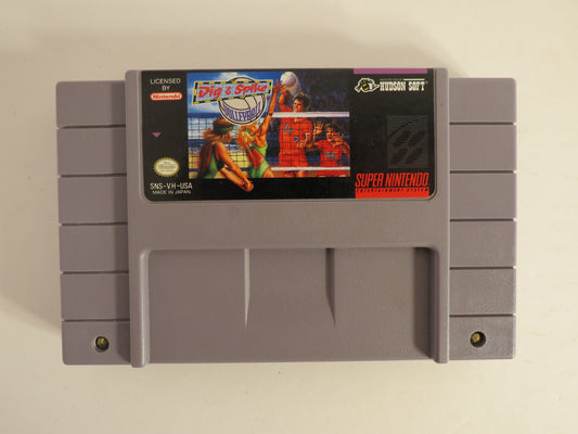Dig & Spike Volleyball Super Nintendo SNES Game