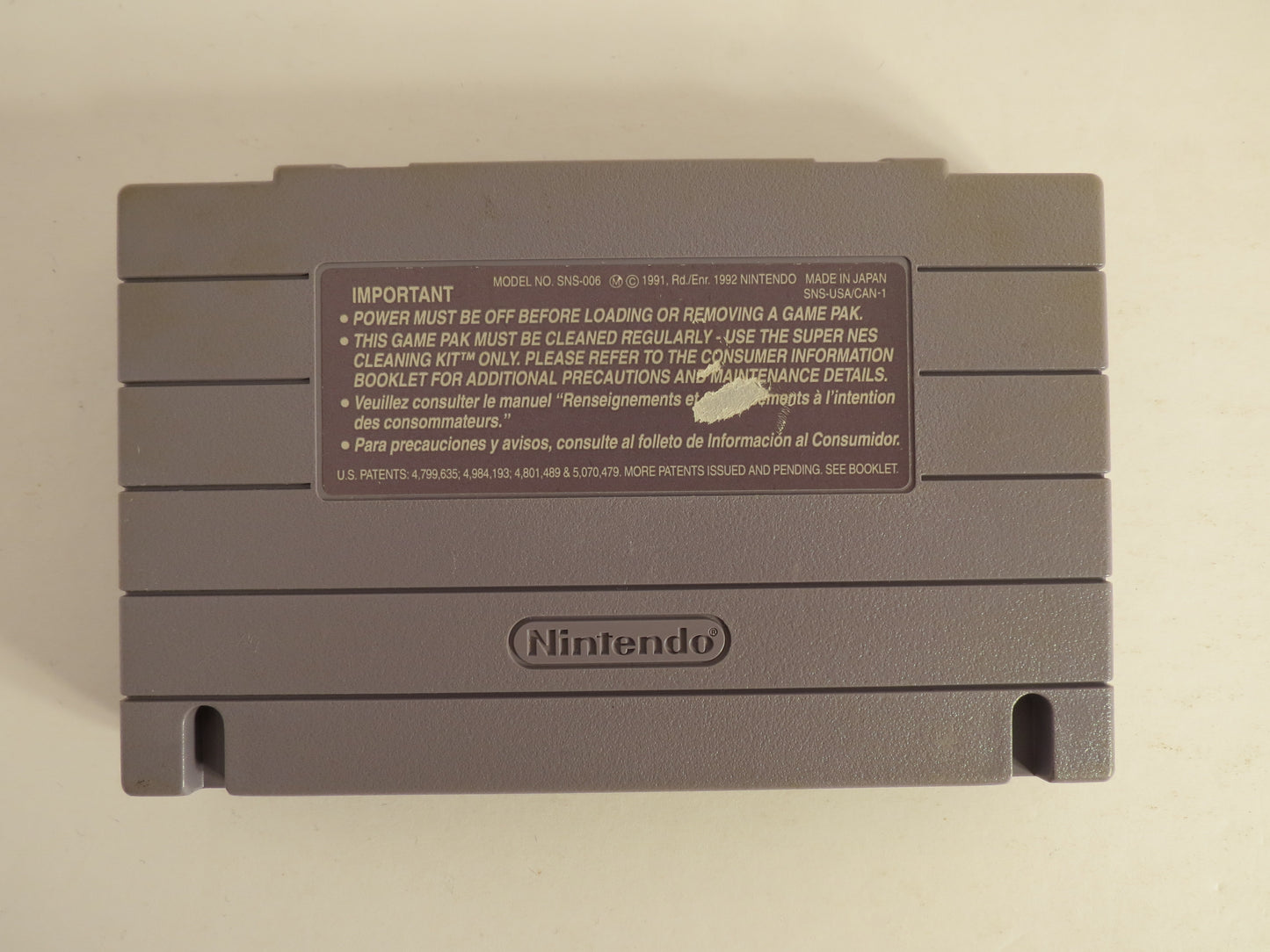 World Cup USA '94 Super Nintendo SNES Game