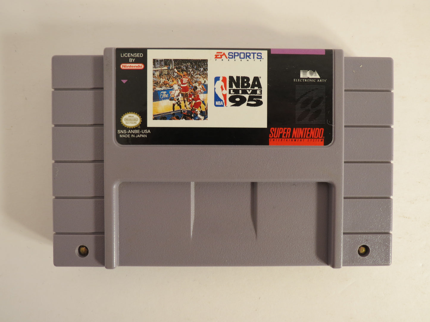 NBA Live 95 Super Nintendo SNES Game