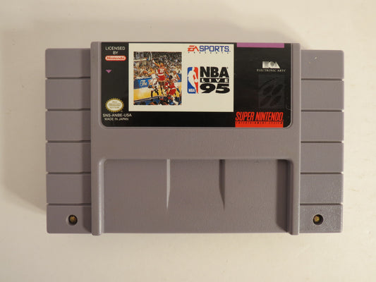NBA Live 95 Super Nintendo SNES Game