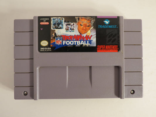 Troy Aikman NFL Football Super Nintendo SNES Game