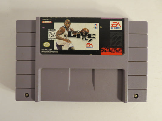 NBA Live 97 Super Nintendo SNES Game