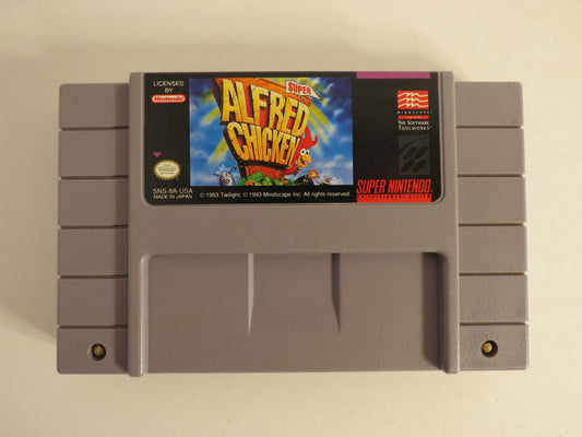 Super Alfred Chicken Super Nintendo SNES Game