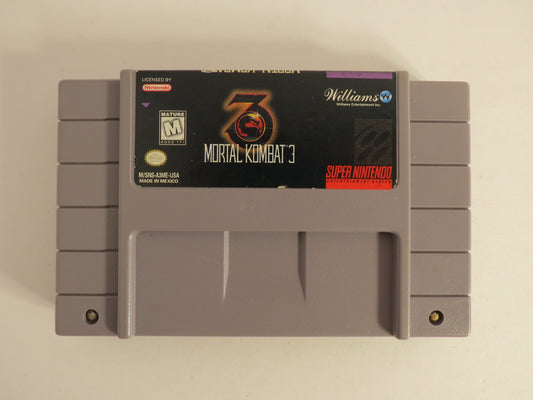 Mortal Kombat 3 Super Nintendo SNES Game