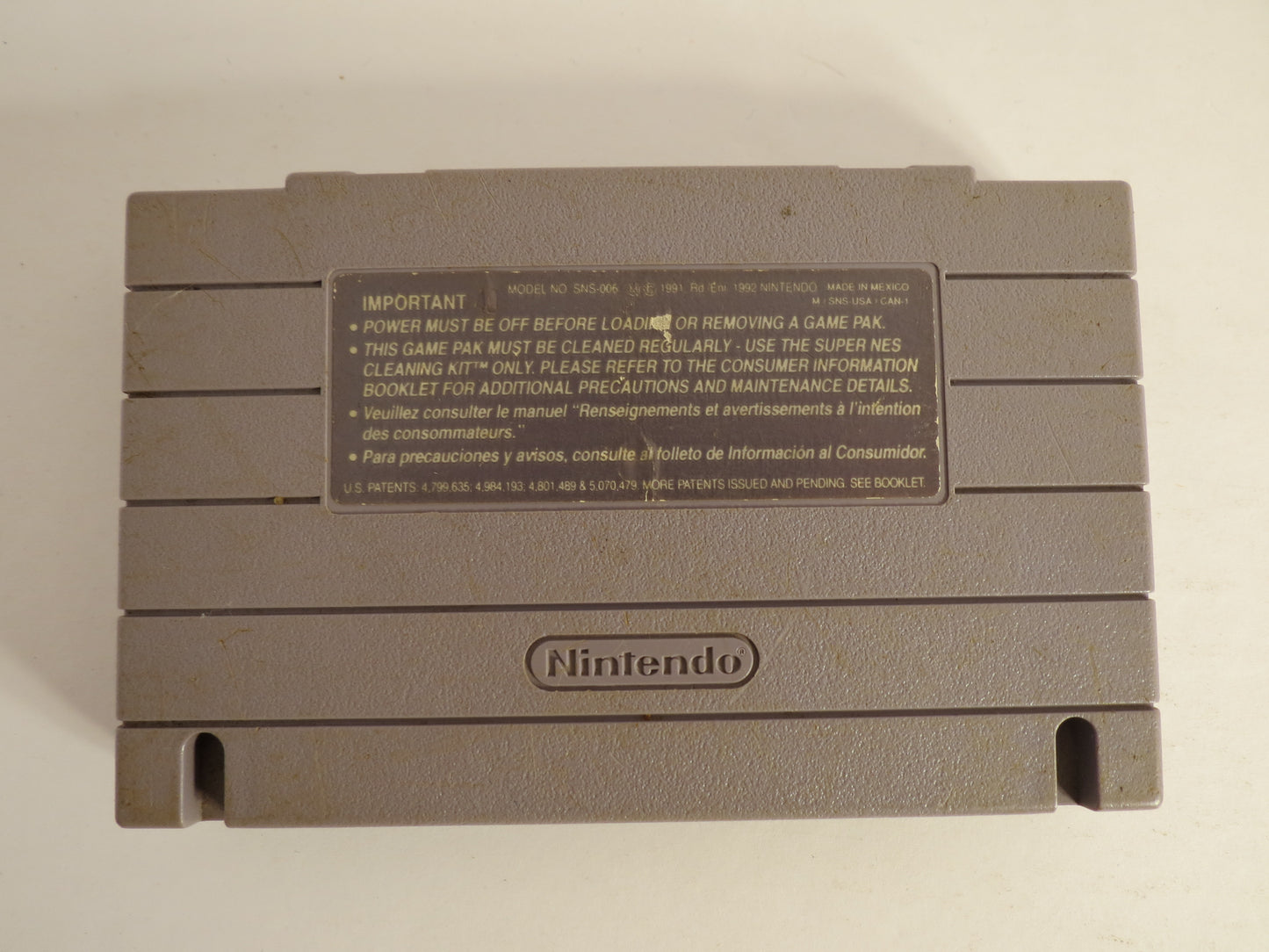 Judge Dredd Super Nintendo SNES Game