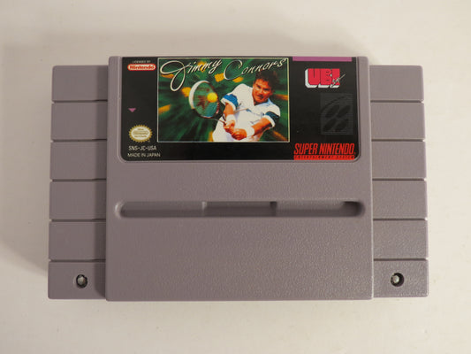 Jimmy Connors Tennis Super Nintendo SNES Game