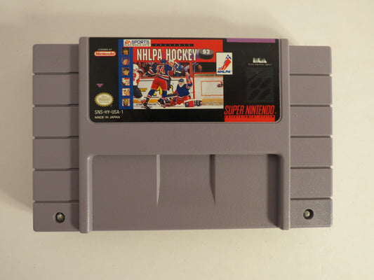 NHLPA Hockey 93 Super Nintendo SNES Game