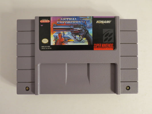 Lethal Enforcers Super Nintendo SNES Game