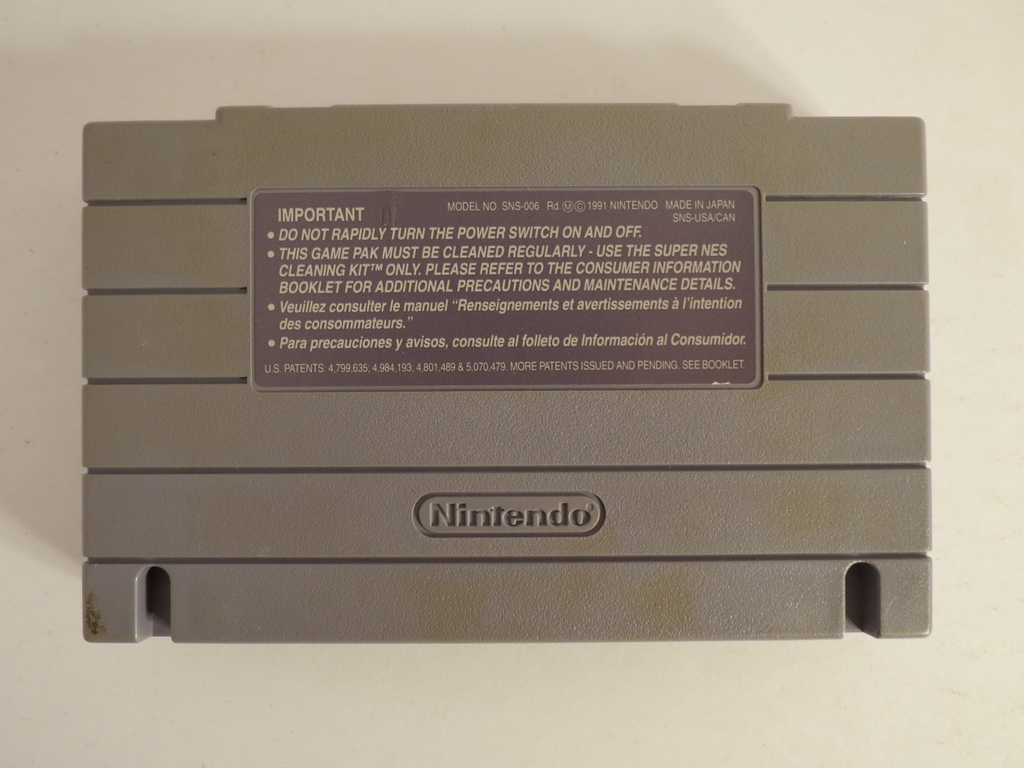Battle Clash Super Nintendo SNES Game