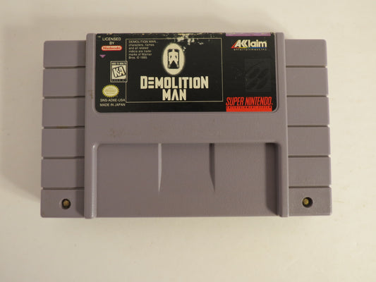 Demolition Man Super Nintendo SNES Game