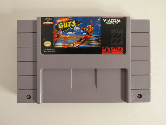 Nickelodeon Guts Super Nintendo SNES Game