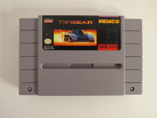 Top Gear Super Nintendo SNES Game