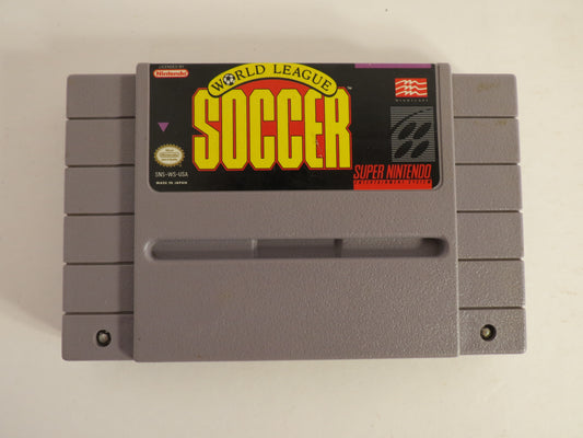 World League Soccer Super Nintendo SNES Game