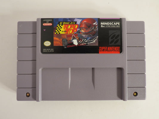 Al Unser Jr.'s Road to the Top Super Nintendo SNES Game